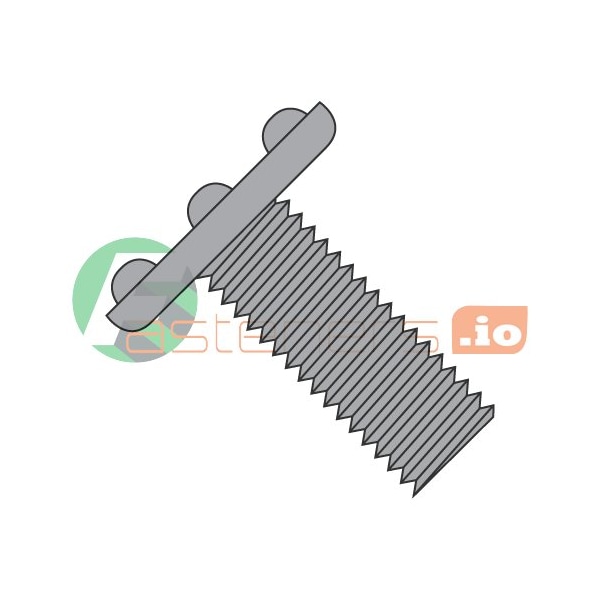 Newport Fasteners Weld Screw, #10-24, 1/2 in, Top Projection, Steel, Plain Finish, 3000 PK 749732 - main